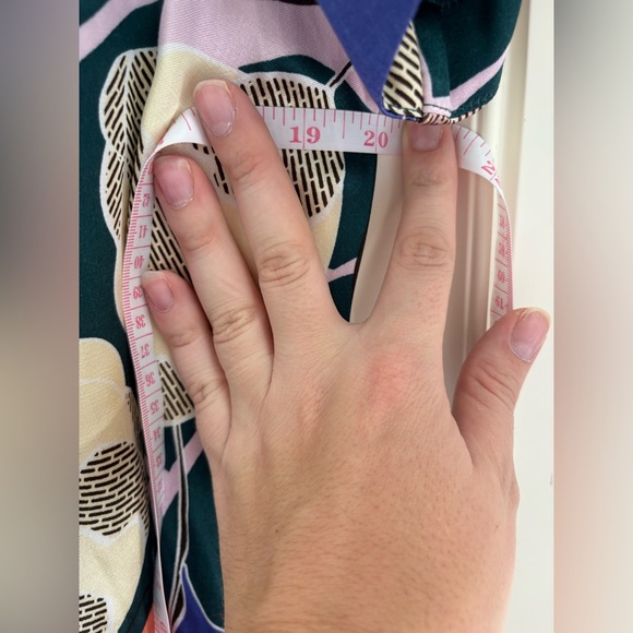 Corey Lynn Calter Floral Geometric Swing Dress Size Medium - Picture 8 of 8